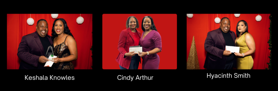 Keshala Knowles, Cidny Athur and Hyacinth Smith